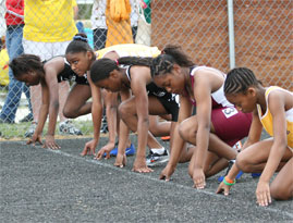 More New Town Invitational 100m Final Pictures